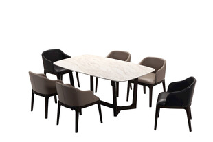 现代简约风格餐桌椅组合