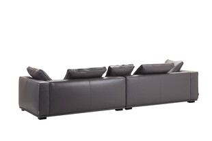 深灰色简约组合沙发