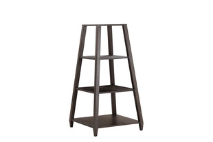 简约木质梯形置物架