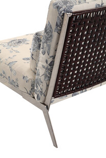 现代风布艺沙发局部特写