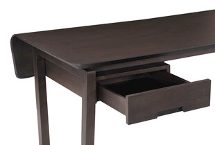 深色单抽屉简约办公桌