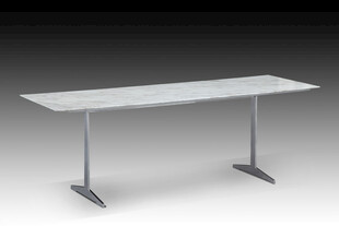 现代简约白色金属办公桌