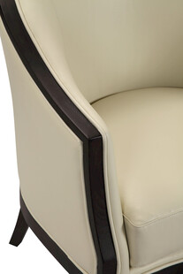 米白扶手椅细节特写