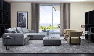 现代简约风客厅室内场景