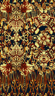 精美复古风刺绣图案