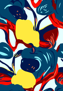 抽象花卉图案设计