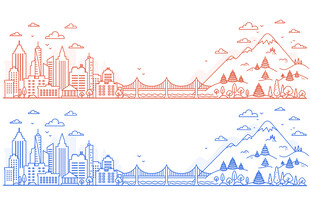 城市线条