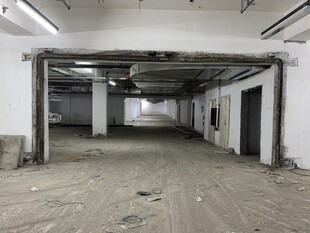 空旷毛坯室内空间场景