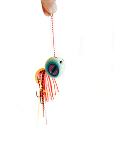 彩色流苏眼睛路亚鱼饵