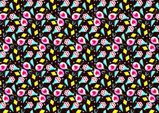 多彩花卉图案背景