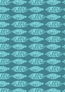 蓝底鱼形图案纹理背景