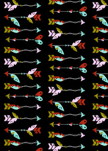 多彩箭头图案背景纹理