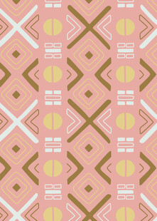 几何图案粉色系背景纹理
