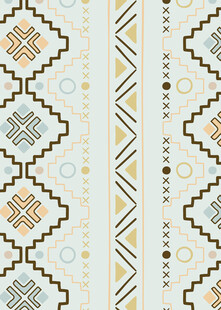 几何民族风图案纹理背景