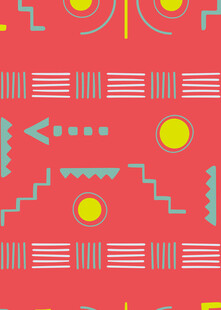 复古几何图案背景设计