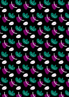 紫色背景几何图案装饰图