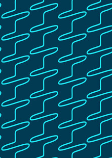 蓝色几何线条无缝图案