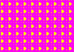 粉色背景上的黄色圆点图案