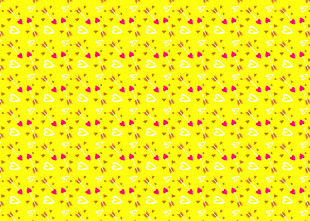 黄色碎花图案背景