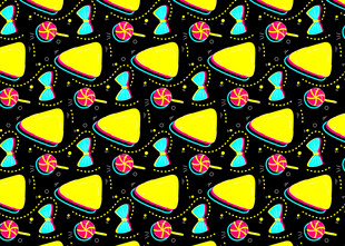 多彩几何图案无缝背景