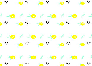 清新太阳图案无缝背景图