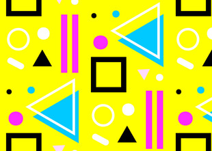 几何图案构成的多彩背景