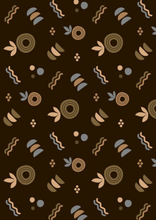 复古风几何图案无缝背景