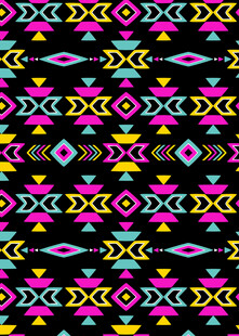 多彩几何图案民族风纹理