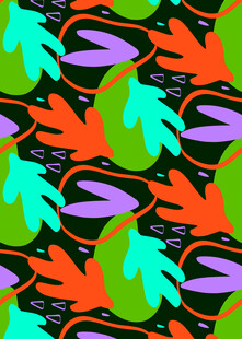 多彩抽象图案纹理背景