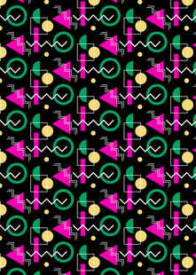 多彩几何图案背景