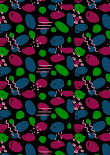 多彩几何图案背景纹理