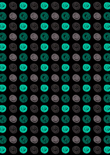 绿色圆点黑色背景几何图案