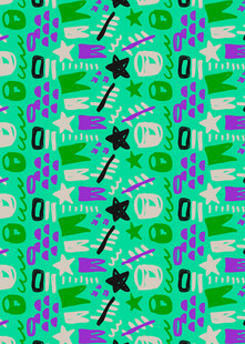 多彩几何图案背景纹理