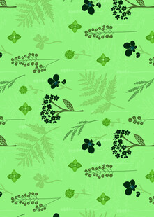 绿色植物图案背景纹理