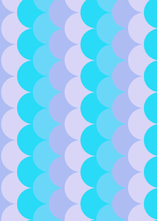 蓝紫色渐变圆形图案背景