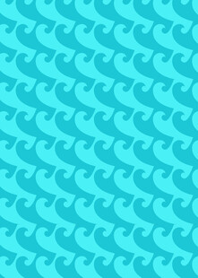 浅蓝色爱心图案背景