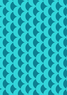 蓝绿色几何图案无缝背景