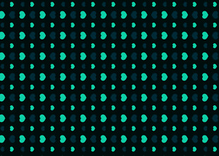 深绿背景上的点状图案