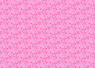 粉色爱心图案背景