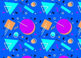 多彩几何图案背景设计