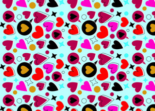 多彩几何图案背景纹理