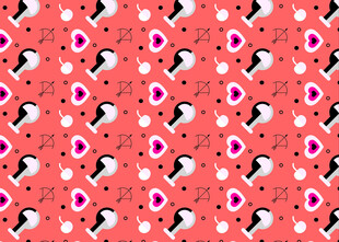 粉色几何图案背景纹理