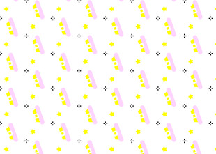 梦幻独角兽图案背景