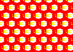 红色火锅图案背景纹理