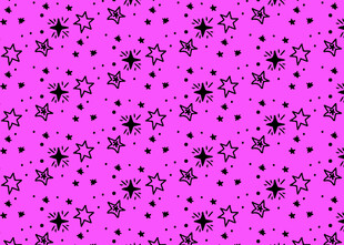 粉色底星星波点图案背景