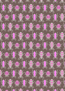 粉色花卉图案纹理背景