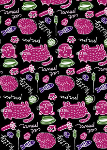 粉色骷髅图案潮流背景