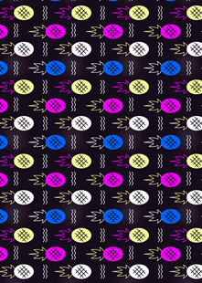 多彩圆点图案背景