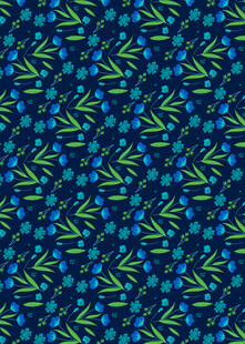 蓝绿植物图案背景纹理