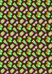 多彩几何图案纹理背景